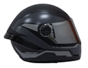 CASCO INTEGRAL ICH 501SP HED NEGRO GRIS MATE VISOR SILVER