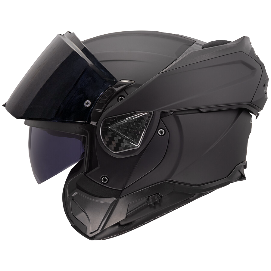 CASCO ABATIBLE LS2 910 SOLID NEGRO MATE