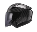 CASCO ABIERTO LS2 603 CARBONO INFINITY II SOLID NEGRO BRILLO