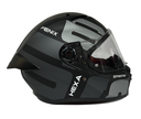 CASCO INTEGRAL SPARTAN FENIX HEXA NEGRO GRIS MATE
