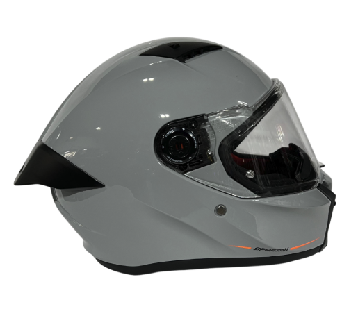 CASCO INTEGRAL SPARTAN FENIX GRIS BRILLO