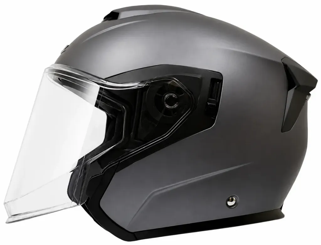 CASCO ABIERTO ZEUS 626 TITANIUM MATE