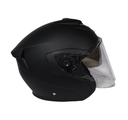 CASCO ABIERTO ZEUS 626 NEGRO MATE