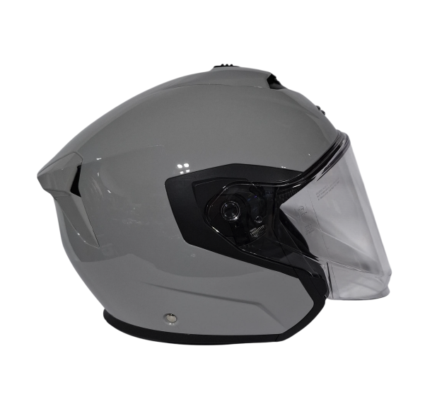 CASCO ABIERTO ZEUS 626 GRIS NARDO BRILLO