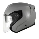 CASCO ABIERTO ZEUS 626 GRIS NARDO BRILLO