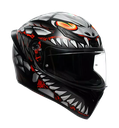 CASCO INTEGRAL AGV K1S LYZARD NEGRO GRIS ROJO MATE E2206