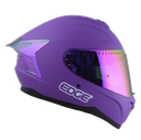 CASCO INTEGRAL EDGE DC EXTREME SOLID MORADO MATE ACCESORIOS METALIZADOS