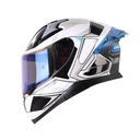 CASCO INTEGRAL SHAFT PRO 612 AF 087 BLANCO PERLA GRIS BRILLO
