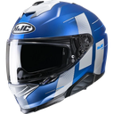 CASCO INTEGRAL HJC I71 PEKA MC2SF AZUL GRIS MATE