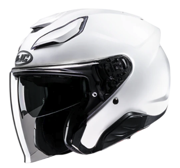 [0002711] CASCO ABIERTO HJC F31 SOLID BLANCO PERLA BRILLO (S)