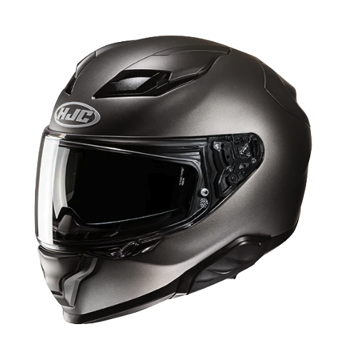 CASCO INTEGRAL HJC F71 SOLID GRIS METALIZADO MATE