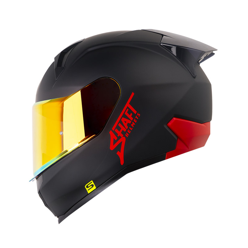CASCO INTEGRAL SHAFT 560 EVO SOLID NEGRO ROJO MATE