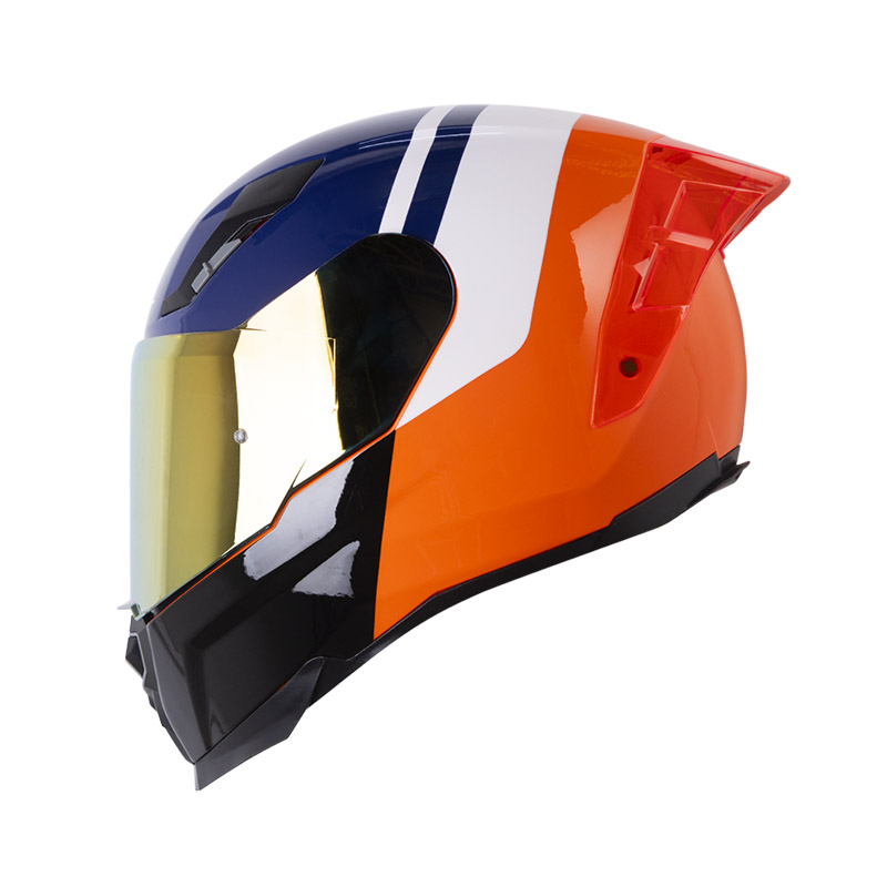 CASCO INTEGRAL SHAFT 562 R KANG NARANJA NEGRO BRILLO