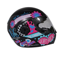 CASCO ABATIBLE ICH 3110S NIÑA DOBLE VISOR SHAMELESS NEGRO AZUL MATE