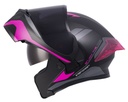 CASCO ABATIBLE ICH 3120 DOBLE VISOR MIXAMO NEGRO FUCSIA MATE VISOR NEGRO