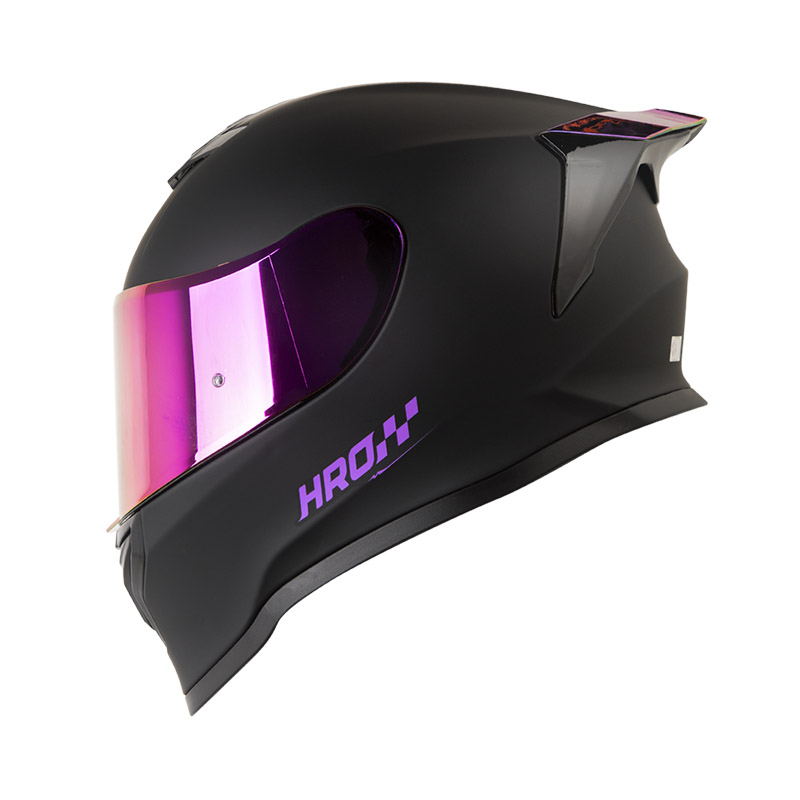CASCO INTEGRAL HRO 506SP SOLID NEGRO MORADO MATE