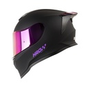 CASCO INTEGRAL HRO 506SP SOLID NEGRO MORADO MATE