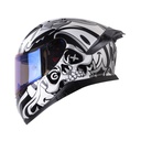 CASCO INTEGRAL SHAFT PRO 612 INSIDE SOUL BLANCO BLANCO BRILLO