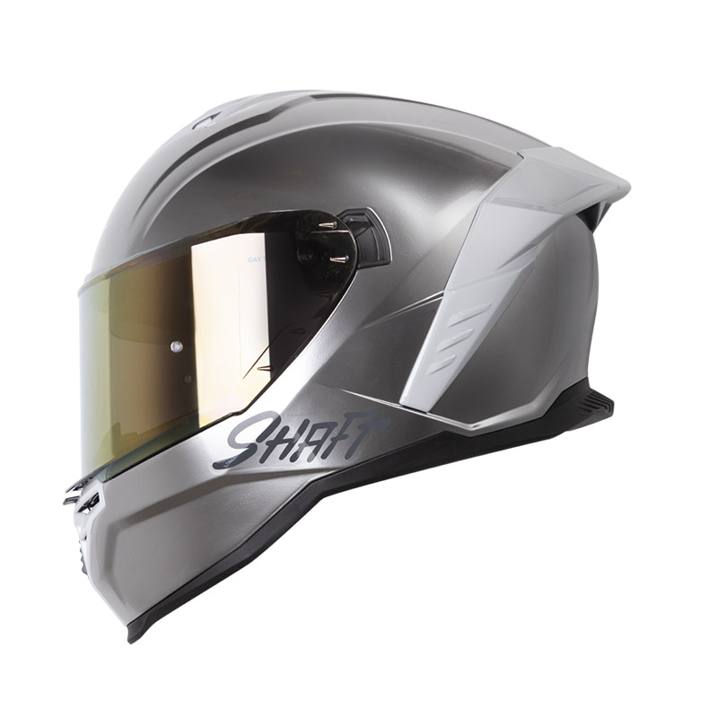 CASCO INTEGRAL SHAFT 598GTR SOLID CROMA GRIS BRILLO 