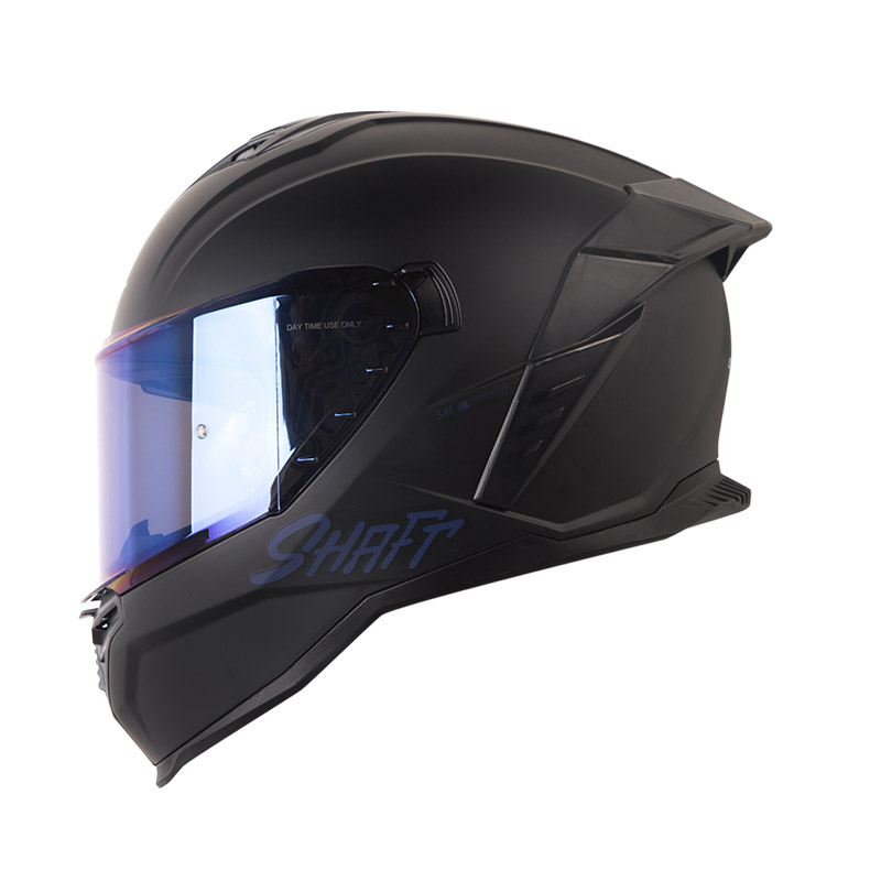 CASCO INTEGRAL SHAFT 598GTR SOLID NEGRO AZUL OSCURO MATE