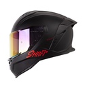 CASCO INTEGRAL SHAFT 598GTR SOLID NEGRO ROJO MATE