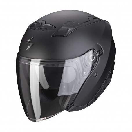 [23-100-10-03] CASCO ABIERTO SCORPION EXO-230 NEGRO MATE (S)