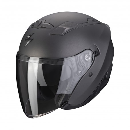 [23-100-67-03] CASCO ABIERTO SCORPION EXO-230 NEGRO ANTHRACITE MATE (S)