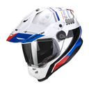 CASCO MULTIPROPOSITO SCORPION ADF-9000 AIR DESERT BLANCO AZUL ROJO