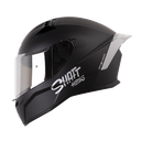 CASCO INTEGRAL SHAFT 504 DOBLE VISOR SOLID NEGRO SILVER MATE-VENTILACIONES NEGRO