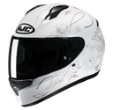 CASCO INTEGRAL HJC C10 EPIC MC8 BLANCO FUCSIA BRILLO-INCLUYE PINLOCK