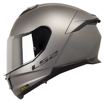 CASCO INTEGRAL LS2 808 DOBLE VISOR STREAM SOLID TITANIUM ECE 2206