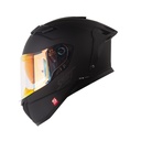 CASCO INTEGRAL SHAFT PRO 606SP DOBLE VISOR SOLID NEGRO GRIS OSCURO MATE