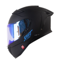 CASCO INTEGRAL SHAFT PRO 606SP DOBLE VISOR SOLID NEGRO AZUL MATE