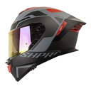 CASCO INTEGRAL SHAFT PRO 609 DOBLE VISOR VENOM STREETFORM GRIS NEGRO MATE