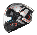 CASCO INTEGRAL MT FF106B TARGO S BRIK C0 NEGRO SILVER BRILLO