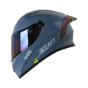 CASCO INTEGRAL SHAFT 526SP EVO SOLID AZUL GRIS CLARO BRILLO