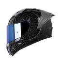 CASCO INTEGRAL LS2 810 ASTROS NEGRO GRIS BRILLO