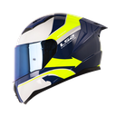 CASCO INTEGRAL LS2 810 VISION GRIS CLARO AMARILLO BRILLO