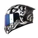 CASCO INTEGRAL LS2 810 X-KULL NEGRO GRIS BRILLO