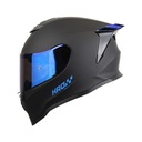 CASCO INTEGRAL HRO 506SP SOLID NEGRO AZUL MATE ALERON AZUL