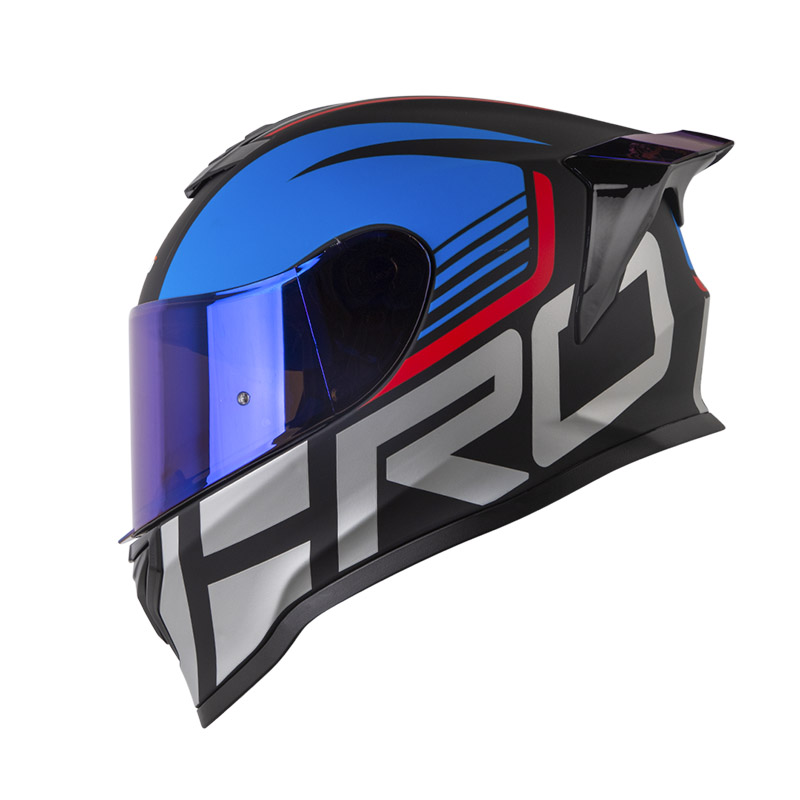 CASCO INTEGRAL HRO 506SP WISE NEGRO AZUL MATE