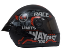 CASCO INTEGRAL ICH 501SP RIDABYTE NEGRO ROJO MATE VISOR NEGRO
