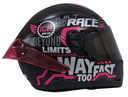 CASCO INTEGRAL ICH 501SP RIDABYTE NEGRO FUCSIA MATE VISOR NEGRO