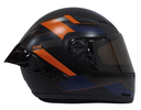 CASCO INTEGRAL ICH 501SP RUUBIR NEGRO NARANJA MATE VISOR NEGRO