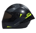 CASCO INTEGRAL ICH 501SP JUNE NEGRO AMARILLO MATE VISOR NEGRO