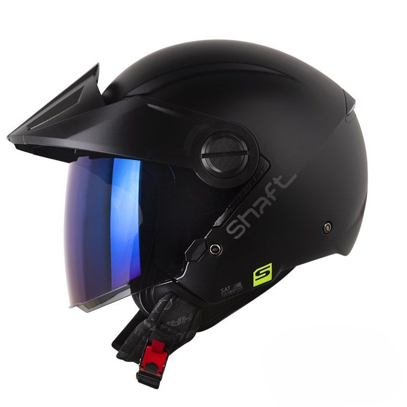 CASCO ABIERTO SHAFT 212 SOLID NEGRO GRIS OSCURO MATE (S)