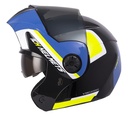 CASCO ABATIBLE ICH 3110 DOBLE VISOR XPACER NEGRO AMARILLO BRILLO VISOR NEGRO