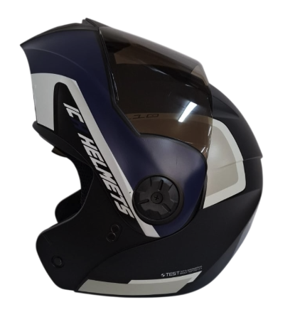 CASCO ABATIBLE ICH 3110 DOBLE VISOR XPACER NEGRO ARENA MATE VISOR NEGRO
