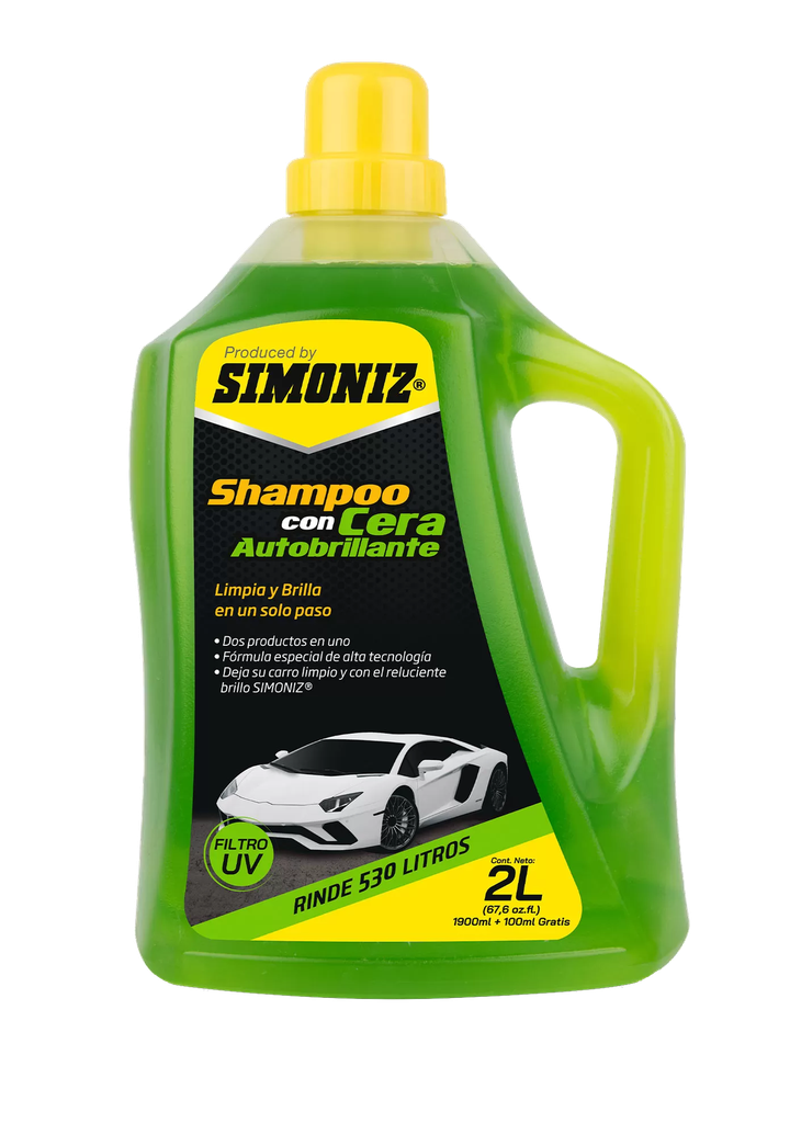 SHAMPOO SIMONIZ CON CERA AUTOBRILLANTE 2LT