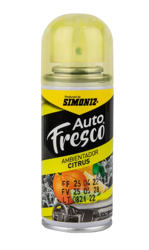 SPRAY SIMONIZ AMBIENTADOR AUTO FRESCO CITRUS